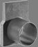 J1025-E 6'' Outlet End Cap