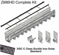 Zurn Z886HD Heavy Duty Trench Complete Kit Picture