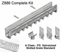 Z886 Trench Drain Complete Kit