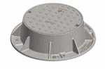 22 3/4" Manhole Frame With Type A Solid Cover