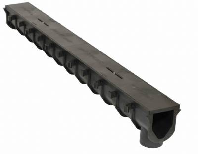 6" FastTrack Trench Drain Channel w/ Construction Cover