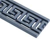 2509 ABT Series Ductile Iron Maze Decorative Grate, 1/2 Meter