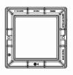 24" Wide Square 6" Tall Catch Basin Frame