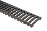 U100K C Class Ductile Iron Slotted Grate 1/2M