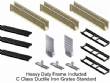 6" Wide Polycast 700 Heavy Duty Frame Poly Concrete Trench Drain Kit 40 foot Complete