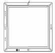 32" Wide Square Frame Only