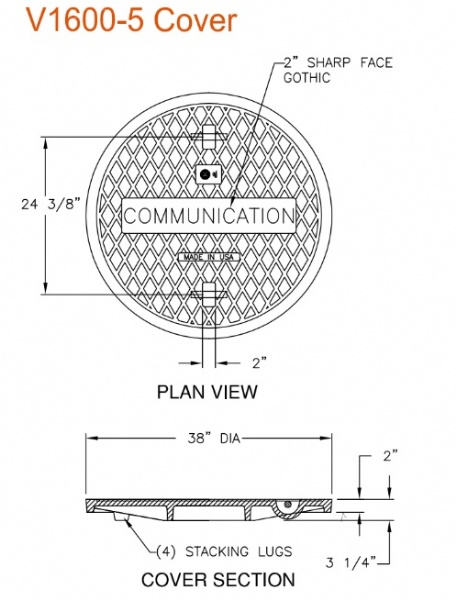 V-1600-5 Cover Only