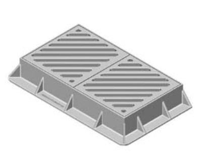 Neenah R-3573 Diagonal Grate Only (1) Piece