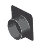 ACO FG200 Catch Basin 4" Pipe Adapter